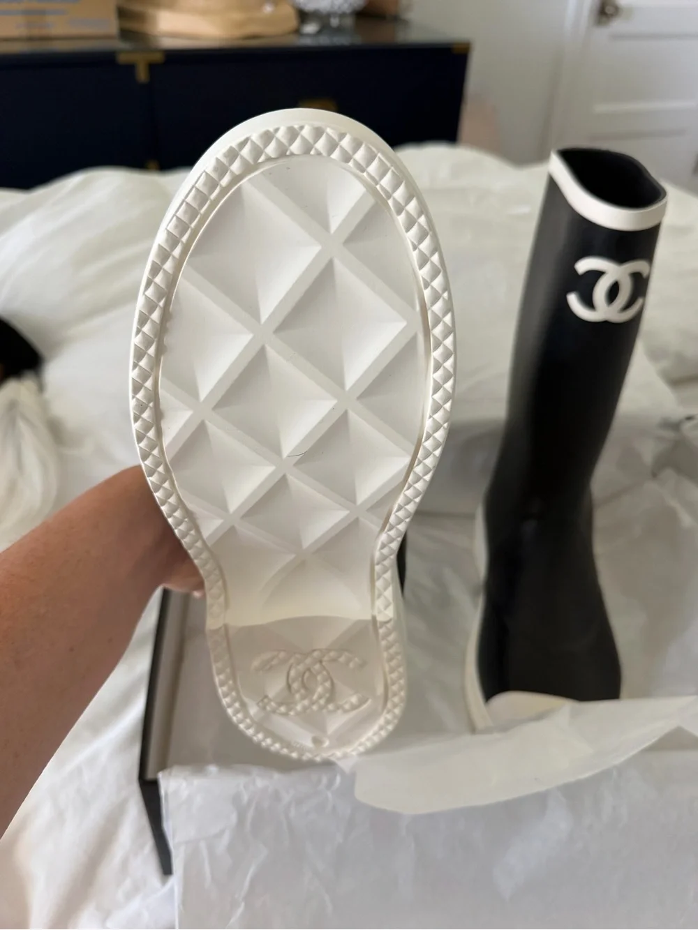 CHANEL designer rain